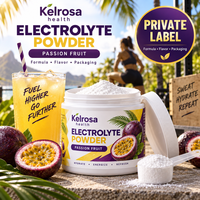 Poudre d'hydratation à marque privée, boisson électrolytique sans sucre, vitamines, sachets de poudre d'électrolytes pour l'hydratation