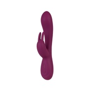 Adult Supplies Charging Heating Vibrator Doppel köpfige Mute Vibration Weiblicher Silikon-Kaninchen vibrator