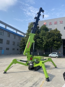 1t 2t 3t 5t 8t CE <span class=keywords><strong>Crawler</strong></span> hoist thủy lực Kính thiên văn DIESEL theo dõi Spider <span class=keywords><strong>Crane</strong></span> - Product Image 3