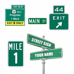 Carta portátil Casa Distancia Comida Banner Aluminio Número Metal <span class=keywords><strong>Perdido</strong></span> y Encontrado Calle <span class=keywords><strong>Signo</strong></span> - Product Image 5