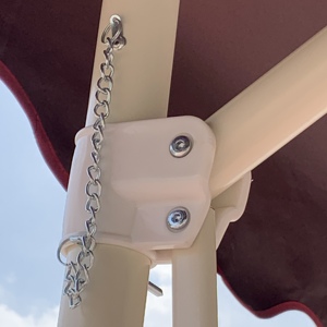 <span class=keywords><strong>Ombrellone</strong></span> <span class=keywords><strong>da</strong></span> Giardino a Doppia Copertura, Grande Parasole a Sbalzo per Patio, Ombrelloni Economici per Spiaggia - Product Image 4