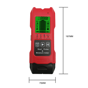 Canlı tel tarayıcı nem ölçer LCD duvar tarama dedektörü damızlık bulucu Metal dedektörü TM200 - Product Image 2