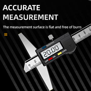 <span class=keywords><strong>เวอร์</strong></span><span class=keywords><strong>เนีย</strong></span>ร์คาลิปเปอร์ดิจิตอลคุณภาพสูง 0-150 มม. พร้อมหน้าจอแสดงผลอิเล็กทรอนิกส์ เครื่องวัดความลึกแบบดิจิตอล อุปกรณ์วัด<span class=keywords><strong>นาฬิกา</strong></span> - Product Image 4