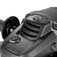 TEH 2400W Meuleuse d'angle électrique sans balais 220V filaire avec interrupteur à glissière Disque 230mm 6500RPM Outil de coupe haute puissance