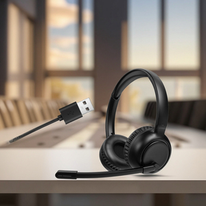 Qualcomm Chipset trực tuyến cuộc gọi trung tâm Tai nghe rõ ràng thông tin liên lạc USB máy tính tai nghe với <span class=keywords><strong>microphone</strong></span> cho hội nghị video - Product Image 3