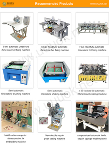 เครื่องปักเลื่อมลายเส้นผมด้วยพลอยเทียมงานปักแบบหลายหัว - Product Image 6