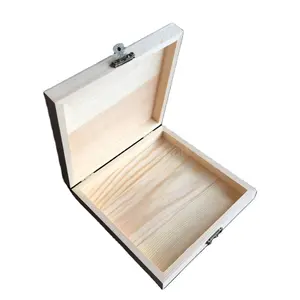 カスタムスクエア薄いCD収納メタルロックボックス卸売ギフト包装木製化粧品ボックスウッドボックス手作りティンバーウッドカラー