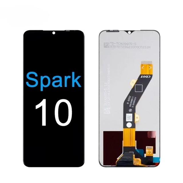 SOR Quality Super Quest Brand Original Mobile Phone Display Lcd Screen Replacement for Tecno Spark 10