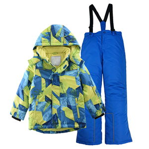 Veste et pantalon <span class=keywords><strong>de</strong></span> <span class=keywords><strong>ski</strong></span> pour enfants, imperméables, chauds, épais, pour l'hiver, respirants, coupe-vent, pour le <span class=keywords><strong>ski</strong></span> en plein air - Product Image 1