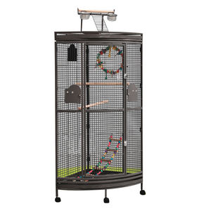 A09 gabbia oiseau grandi uccelli pappagallo canino acciaio inossidabile Macaw Lovebird allevamento gabbia angolo gabbie pappagallo - Product Image 6