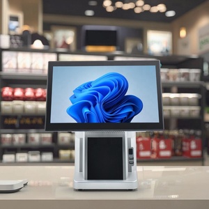 Sistema de menú electrónico POS de tableta Windows 10 De 15,6 pulgadas Google Play para pedidos de autoservicio en restaurantes caja registradora POS - Product Image 5