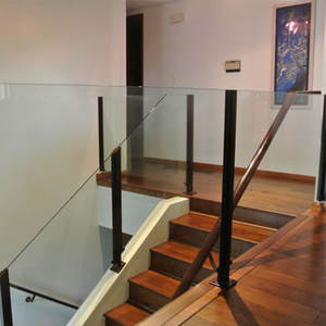 Balustrade de barres <span class=keywords><strong>en</strong></span> <span class=keywords><strong>verre</strong></span> trempé, balustrade de <span class=keywords><strong>terrasse</strong></span>, 12MM, à promotion - Product Image 4