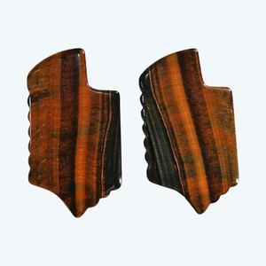 Gua Sha Natural Tiger Eye Skin Massager Guasha For Face Eyes Neck Nody Muscle - Product Image 3