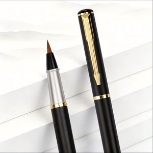 Soft-tip Luxury Metal Fountain <b>Pens</b> Wholesale Men's Calligraphy Practice Fountain <b>Pen</b> Signature <b>Pens</b> with Custom logo for Gifts - Product Image 2