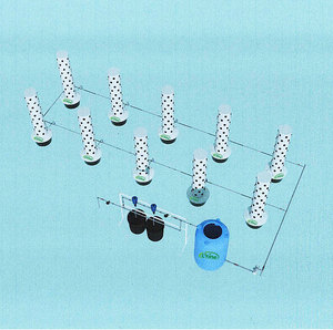 Invernaderos agrícolas grandes Lyine Sistema de torre de aeroponía de agricultura <span class=keywords><strong>vertical</strong></span> Torre de cultivo hidropónico Jardín - Product Image 1