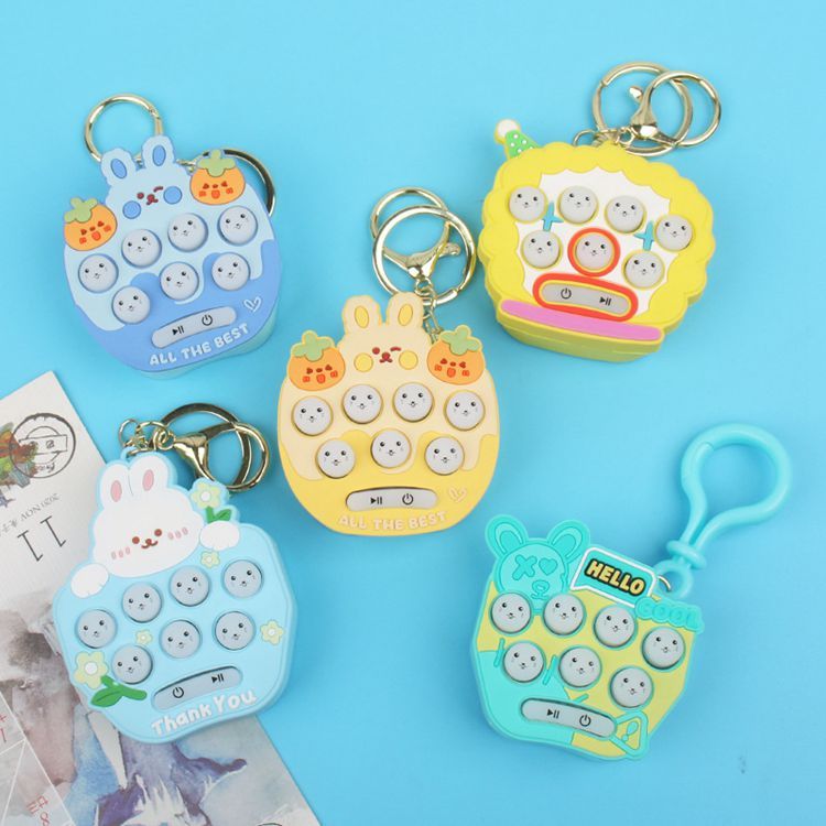 Cartoon Mini Gaming Machine Keychain Accessories