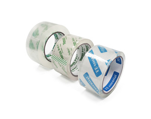 <span class=keywords><strong>Cinta</strong></span> adhesiva de acrílico BOPP, <span class=keywords><strong>transparente</strong></span>, <span class=keywords><strong>blanca</strong></span>, 45mm, 110 yardas, para sellado de cartón - Product Image 2