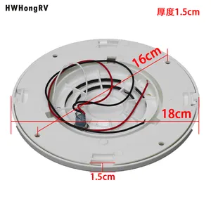 वैन छत के पंखे 12 वी संचालित राउंड वेंट छत पर वेंटिलेशन मशरूम के हेड आकार का आउटलेट घर के लिए ट्रेलर यात्रा कारवां
