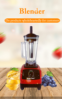 1500W 2L Elektrische Waterdichte Outdoor IJsbreker Smoothie Maker Multifunctionele Blender Geluidsarme Voedselmixer Fabrieksdirect