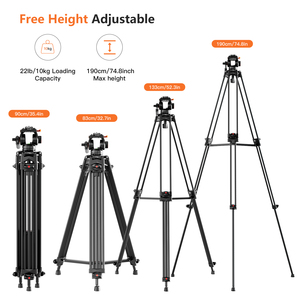 COMAN FT16LS 190cm Professional Camera Gimbal Tripod Aluminum Alloy Tripod With Q6 Fluid Head for DSLR SLR Camera Tripod