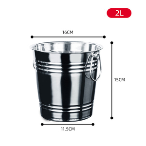 Thanh công cụ bên rượu vang mát xô thép không gỉ Ice Cube bia kim loại xô đá cho các bên - Product Image 4