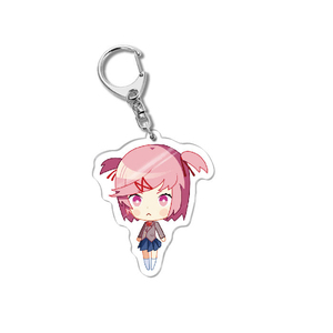 Portachiavi in acrilico per Doki Doki Literature Club, Monika Natsuki, decorazione per borsa, ciondolo, ornamento squisito, collezione, regalo per fan, giocattolo - Product Image 6