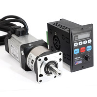 Kit de moteur servo monophasé 400W 750W avec boîte de vitesses planétaire, contrôleur intégré tout-en-un, vitesse variable 3000 tr/min