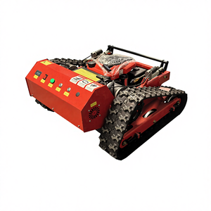 Automatic Crawler Lawn <strong>Mower</strong> 4-Stroke Petrol Engine Remote-Controlled 360 Mulching Rotating Blade Cutting Adjustable <strong>Height</strong> - Product Image 1