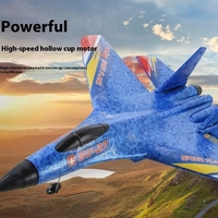 Modèle d'avion de chasse HW28 en mousse, planeur à voilure fixe télécommandé à deux canaux avec évitement d'obstacles, vente en gros transfrontalière