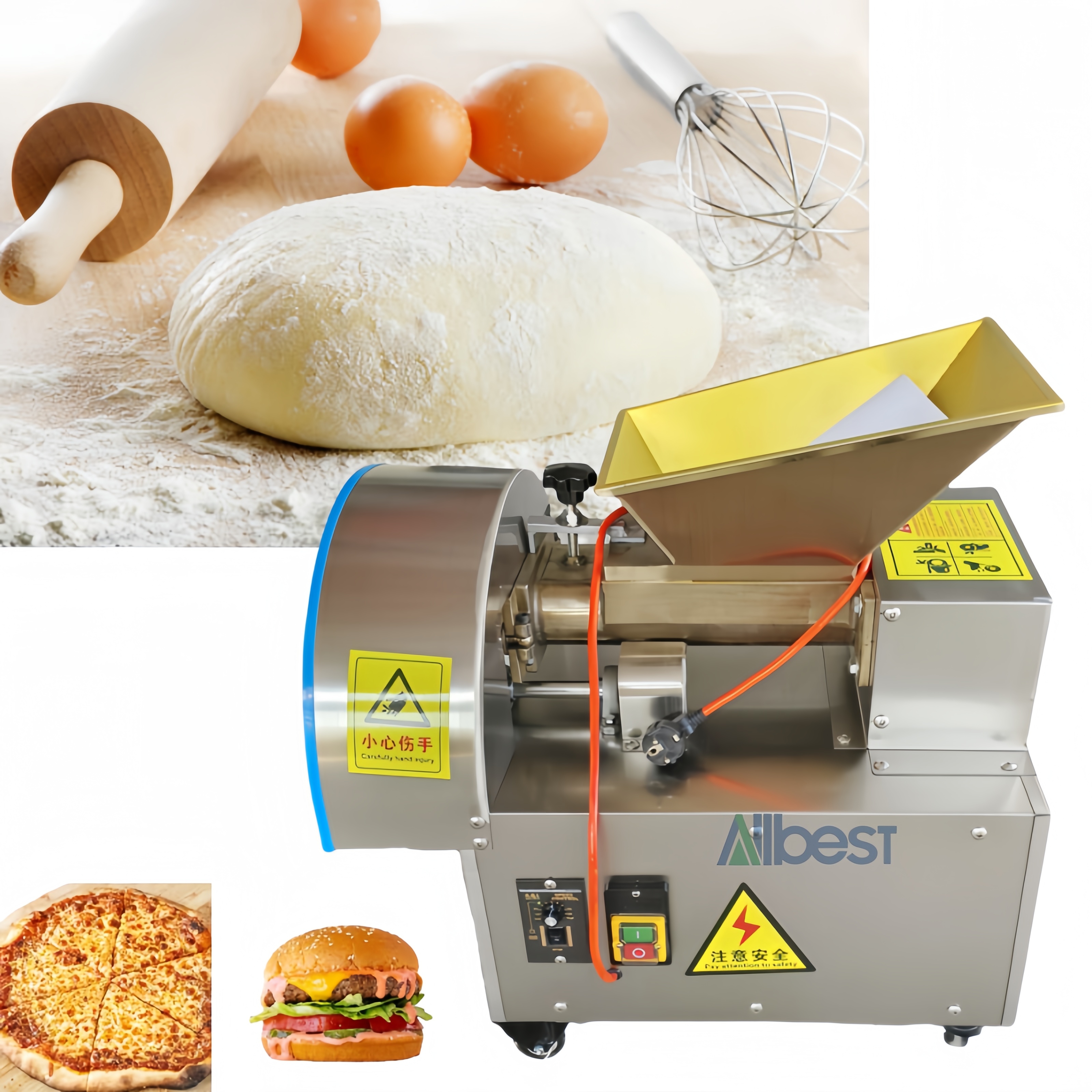 User Friendly Dough Divider Hamburger Pizza Machine Other Snack Machine Grain Product Making Machines