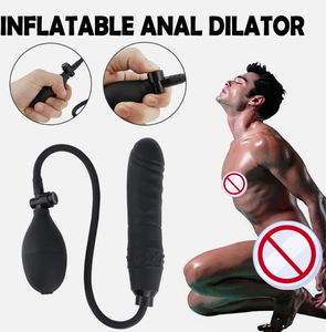 Vibrador Inflable para Punto G/Anal, con Conexión, Resistente al Agua IPX5, Sin Látex, Sensación Realista, Juguete para Adultos - Product Image 1