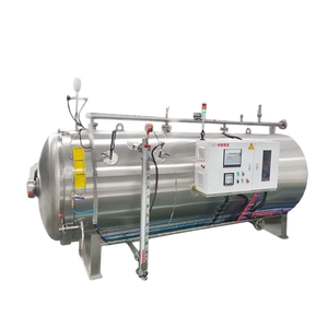 Rotationsdampfretort für Fertiggerichte, Schnelle Zykluszeiten in Industriellen Autoklaven zur Erhaltung der Getreidetextur - Product Image 2