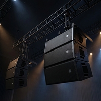Haut-parleur Line Array 3 voies de 12 pouces, enceinte active PA, 800W max, 1600W crête, pour événements scéniques en extérieur