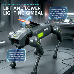 Robot chien intelligent Cyberdog 3.0 SJY-BG1547 avec télécommande et commande vocale, figures acrobatiques, danse, lumière LED optionnelle, caméra IA - Product Image 3