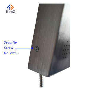 Cabine téléphonique publique pour prison, mini-boîte d'appel SIP, combinés VoIP, téléphones muraux analogiques IP65, téléphones anti-vandalisme d'urgence - Product Image 4