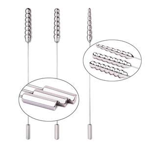 Tapón Uretral de Acero Inoxidable con Cuentas, Juguetes Sexuales para Hombres, Retraso de la Eyaculación, Masaje de Próstata, Masturbador Masculino - Product Image 3