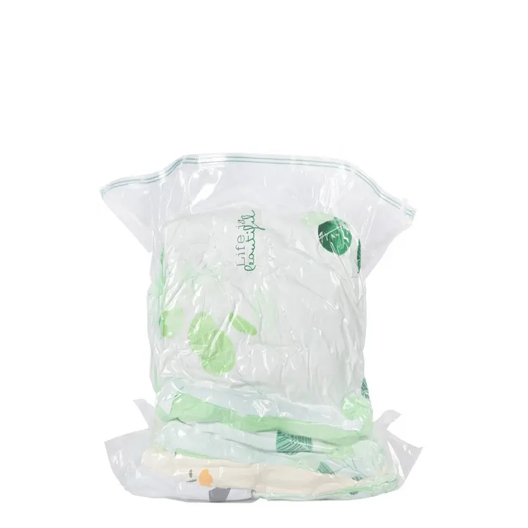 OEMおよび卸売環境にやさしい家庭用再利用可能なプラスチック製収納キューブ衣類、マットレス、キルト用の真空収納バッグ