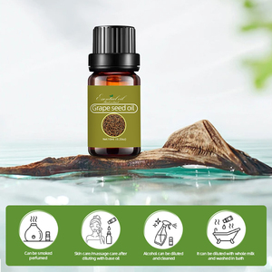 น้ำมันเมล็ดองุ่นแบบกำหนดเอง น้ำมันเมล็ดองุ่นดิบจำนวนมาก น้ำมันหอมระเหยอโรมาเธอราพีที่มีกลิ่นหอมหวาน บำรุงผิว - Product Image 6