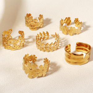 سوار ذهبي أفريقي معصم ذهبي لا يصدأ مقاوم للماء سوار خصم مجوهرات مختلطة متنوعة - Product Image 6