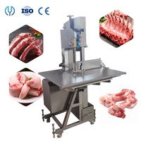 Scie à os électrique CE SUS304 pour viande congelée, poisson, côtes, fromage, bœuf, steak – Machine de découpe pour l'industrie agroalimentaire