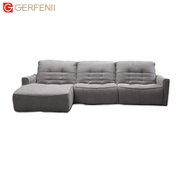 Sofá Esquinero en Forma de L de Tela, Diseño Moderno, Muebles para el Hogar, Importación de China, Juego de Sofás, Compra en Línea