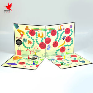 ชุดเกมกระดานโต๊ะกระดาษแข็งเพื่อการศึกษาพร้อมชิ้นส่วนของโรงงานพิมพ์การ์ดเกม - Product Image 5