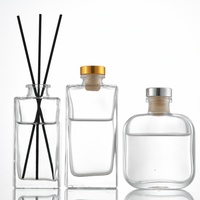 Diffuseur de parfum en verre givré personnalisé, écologique, 120ml, 150ml, 220ml, pour la maison, cadeau aromatique