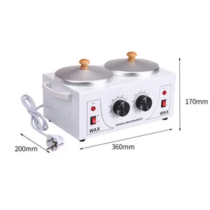 Pusison Grote Dubbele Pot Paraffine Kachel Digitale Waxen Machine Deplieve Elektrische Ontharing Wax Heater Warmer Voor Kaarsen