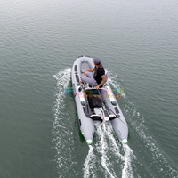 Bateau Gonflable Type de Pêche 3 Personnes Radeau Gonflable Rivière Barcos Inflables Lac Canot Bateau Gonflable Avec Moteur Pour La Pêche