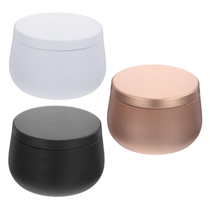 Recyclable Metal Food-Grade <b>Tin</b> Box Multiple Colors for Flower <b>Tea</b> Candy Chocolate Aromatherapy Candle <b>Tin</b> Jar Packaging Storage - Product Image 1