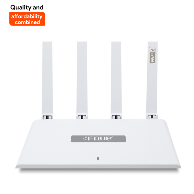 EDUP Ideal Stable Performance 1800Mbps Wifi 6 Wifi 5 Mesh Router Dual Band AX1800 Wifi 6 Universal Wide Signal Range Router