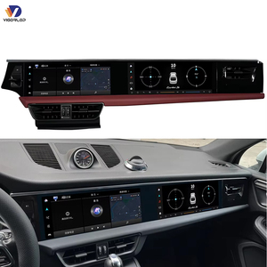 Phụ Tùng Ô Tô Màn Hình Kép Bên Trái Ổ Đĩa Phổ Đài Phát Thanh Không Dây Carplay Màn Hình Cho Porsche Macan 2014-2017 - Product Image 1