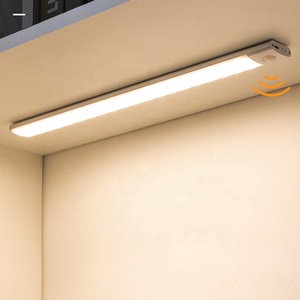 Lampe à détecteur de mouvement LED ultra-mince pour éclairage intérieur, rechargeable par USB, à intensité variable, pour armoire de cuisine - Product Image 2