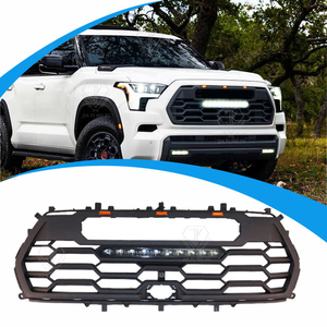 Grille de pare-chocs avant en ABS modifié pour Toyota Sequoia TRD Pro 2022 + Accessoires Bodykit positionnés à l'arrière - Product Image 6